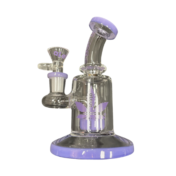 AL WP Mini Rig Single Circ Perc 6" / Purple